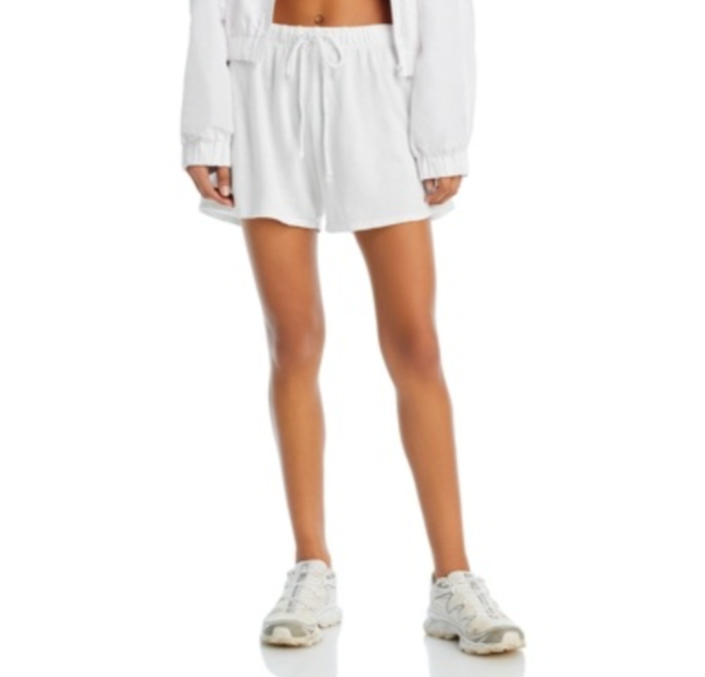 Aqua Gonzales Sweatshorts White Size S 3342